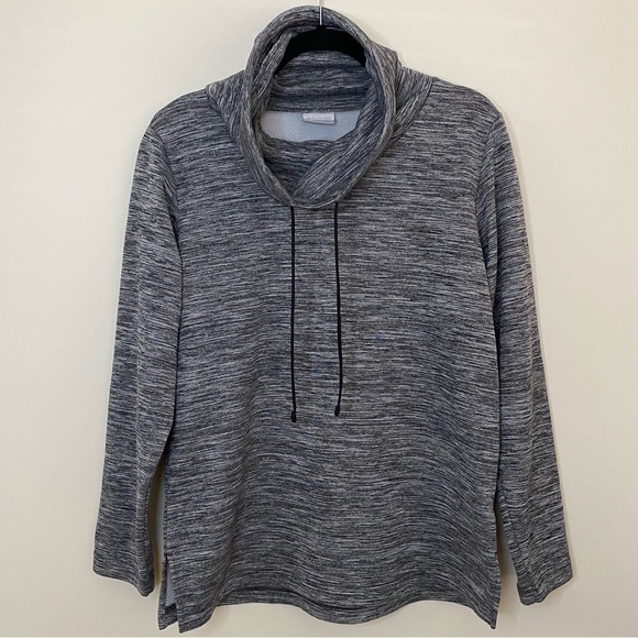 Columbia Women’s Sportswear Gray Long Sleeve Funnel Neck Pullover Size Small - Picture 1 of 14